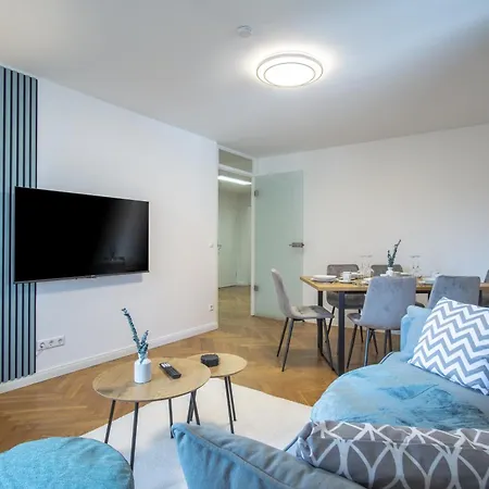 Apartament Coview - Design - 2 Schlafzimmer - Kueche - Highspeed Wlan Drezno