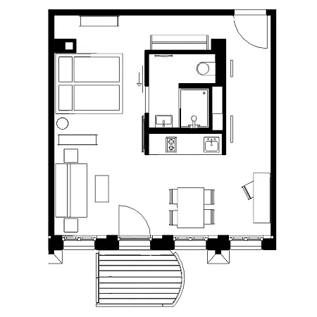 Apartment Das Lebendige Haus Am Zwinger - Design-aparthotel