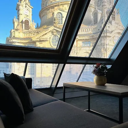 Familienapartment Mit Panoramablick Zur Frauenkirche Apartment *