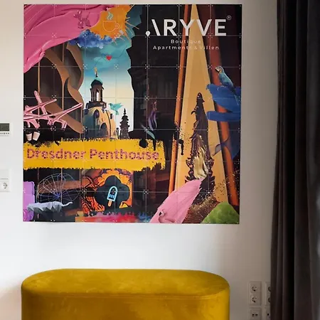 Apartment Aryve Boutique-apartment Dresdner Penthouse Mit Dachterrasse - Tiefgaragenstellplaetze - Design-interieur *