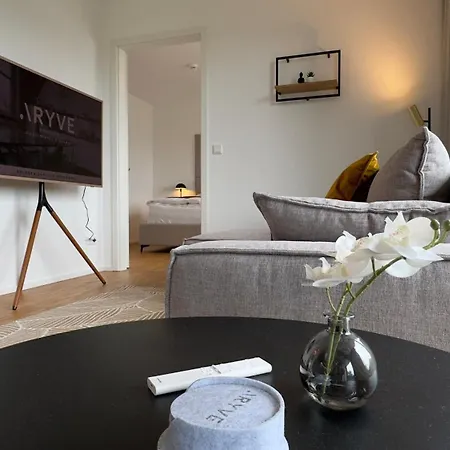 Aryve Boutique-apartment Dresdner Penthouse Mit Dachterrasse - Tiefgaragenstellplaetze - Design-interieur Drezno