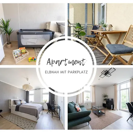 Mit Parkplatz & Balkon Nahe Elbe * Dresden