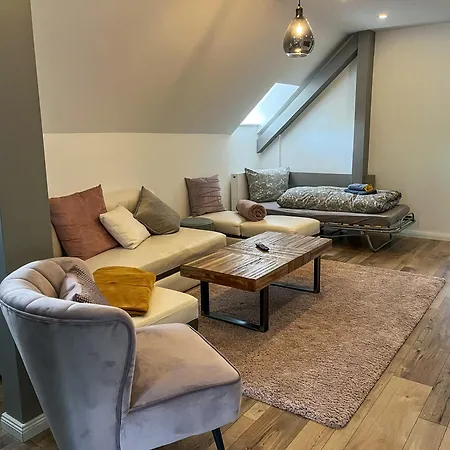 Adele Im Dachgeschoß Einer Stilvollen Apartment Dresden