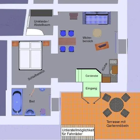 Lägenhet Ferienwohnung-franziska-wuensche-wohnung-2