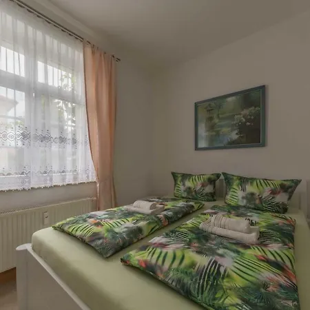 Apartment Zentrale Ferienwohnung In Gruna Im Dg