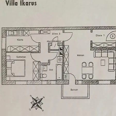 Tapetenwechsel -balkon- Apartment Dresden