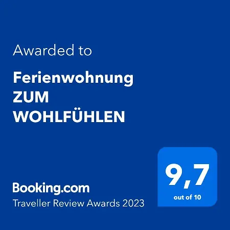 Zum Wohlfuehlen Apartment