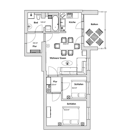 Apartment Pineapple Zwinger Xi